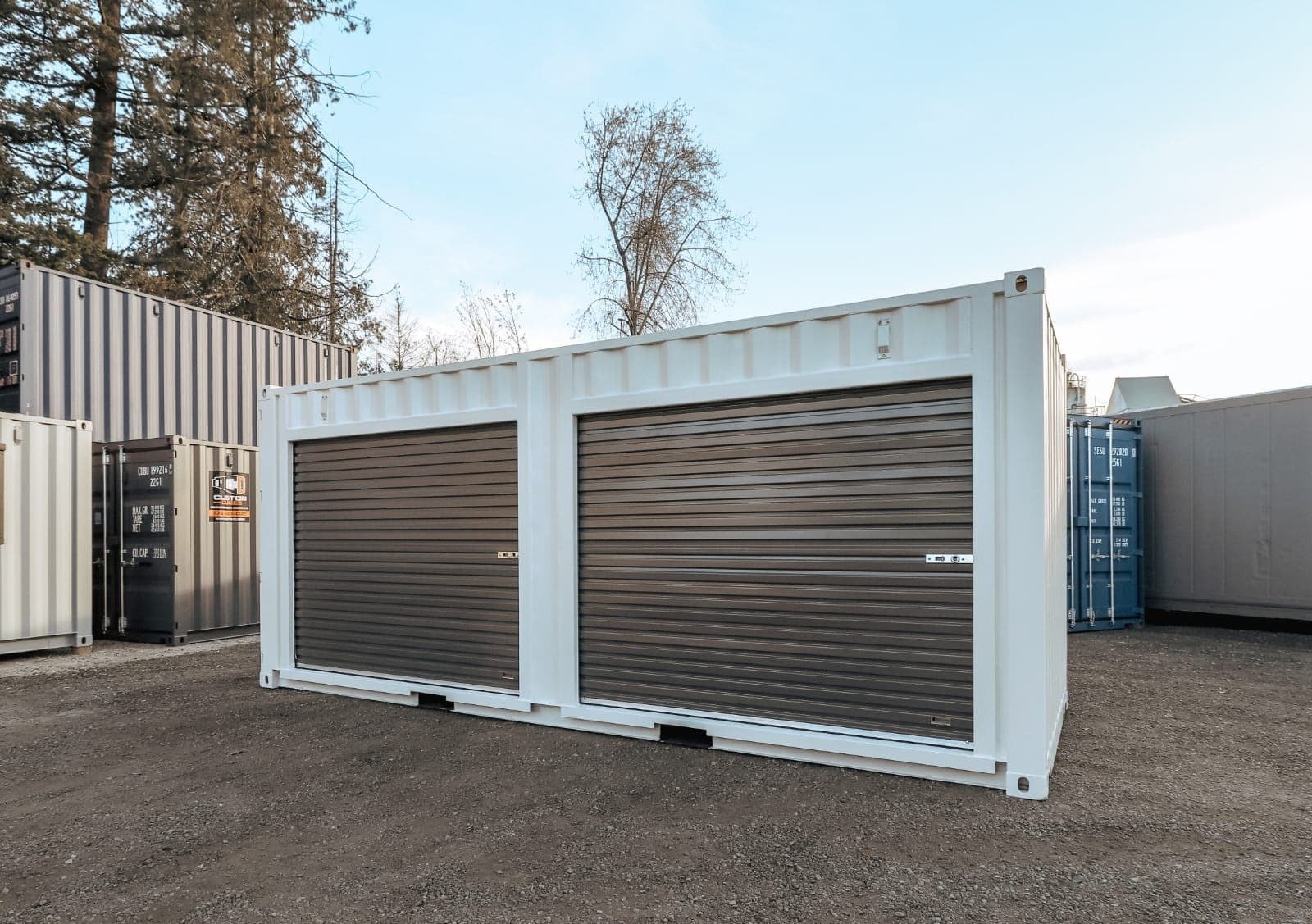 20ft Double Roll Up Side Doors Container