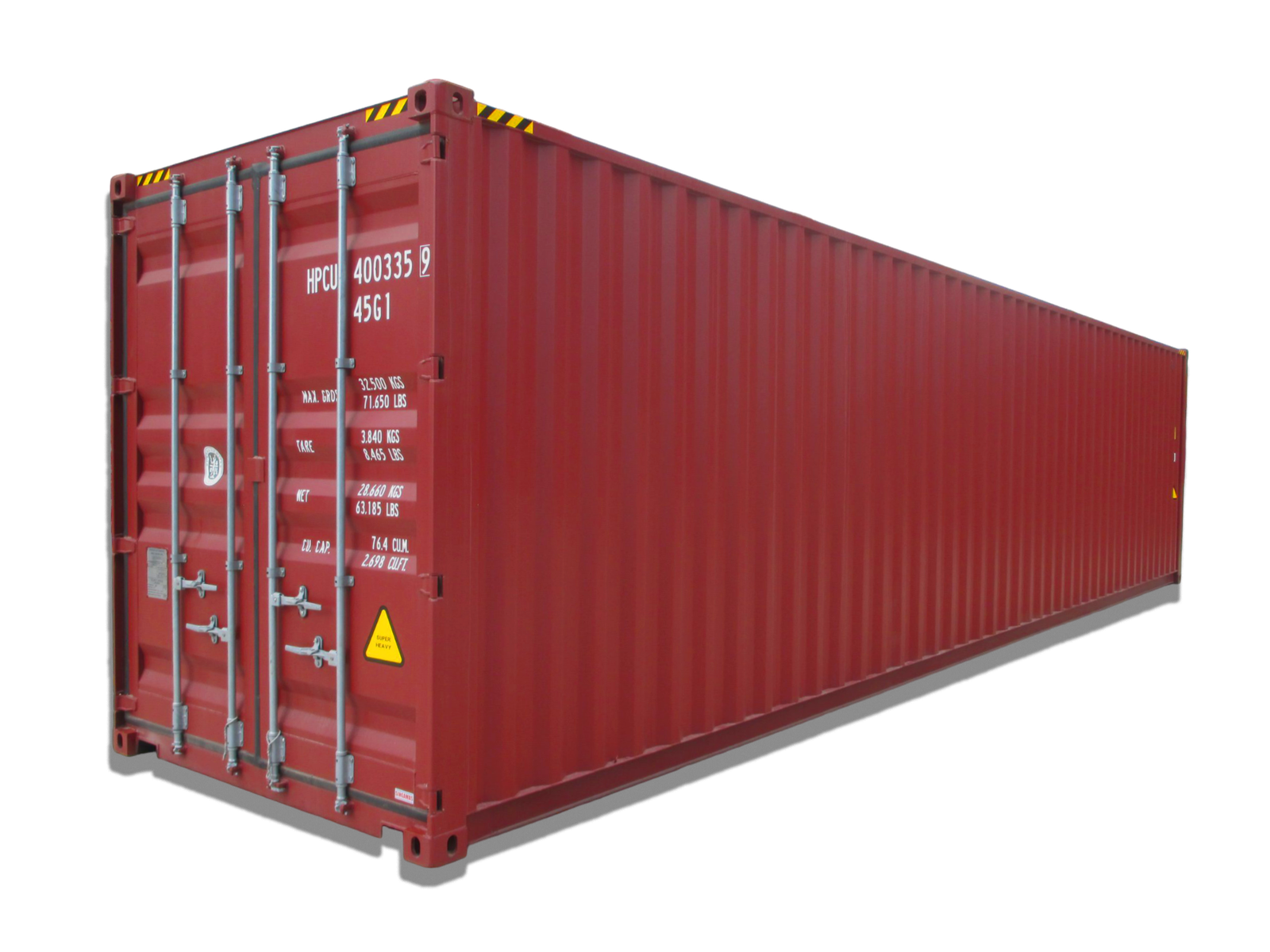 40ft One-Trip Shipping Containers
