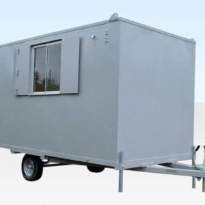12Ft x 7Ft 6in Steel Mobile Anti-Vandal Office Cabin